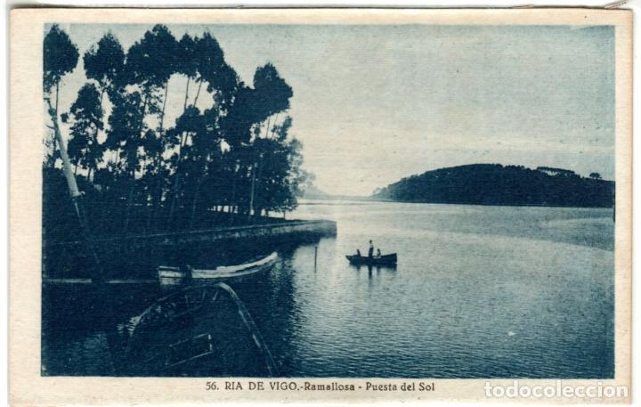 Postales: BONITA POSTAL - RIA DE VIGO (PONTEVEDRA) - RAMALLOSA - PUESTA DEL SOL - L. ROISIN