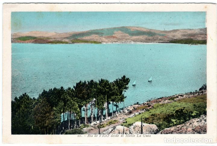 Postkarten: BONITA POSTAL - RIA DE VIGO (PONTEVEDRA) DESDE EL MONTE LA GUIA - L. ROISIN