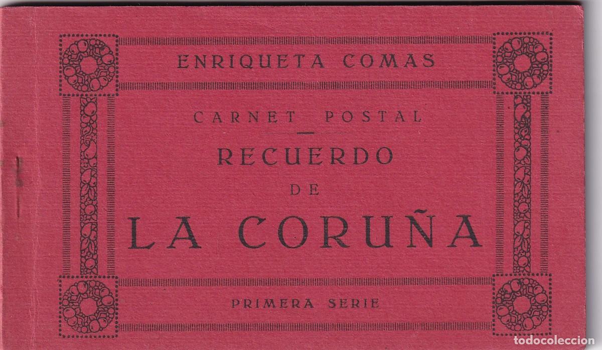 Postcards: 10 tarjetas postales Carnet postal Recuerdo de Coru&ntilde;a Enriqueta Comas. Primera serie.