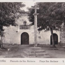 Postales: LA CORUÑA, PLAZUELA DE SANTA BÁRBARA – L.ROISIN FOTO – CIRCULADA 1947. Lote 366739781