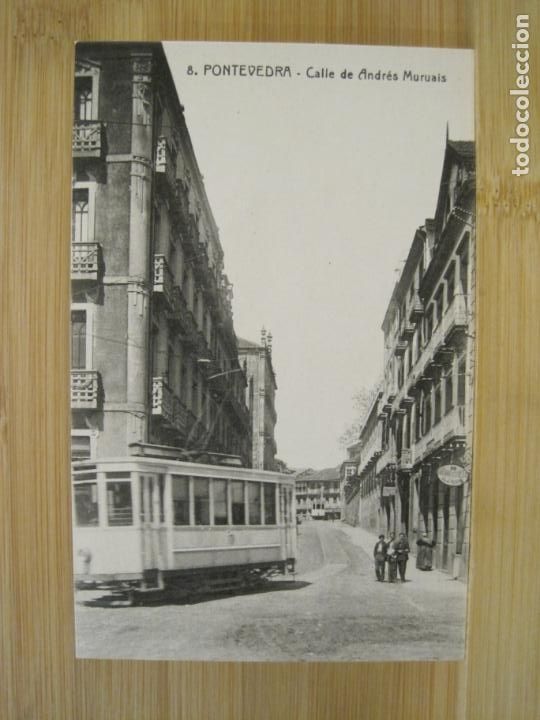 Postales: PONTEVEDRA-CALLE ANDRES MURUAIS-POSTAL ANTIGUA-(97.905)