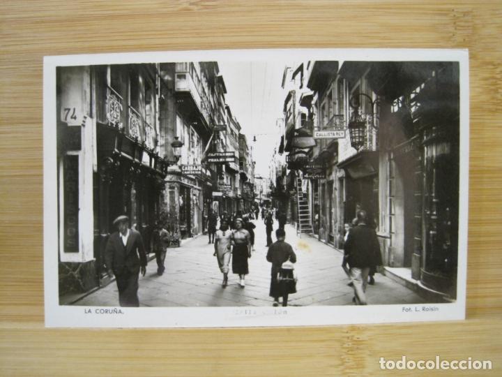 Postales: LA CORU&Ntilde;A-CALLE COLON-FOTO ROISIN-POSTAL ANTIGUA-(97.908)