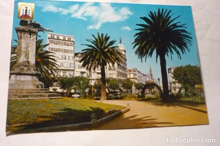 Postales: postal la coru&ntilde;a-rosaleda escrita - Foto 1