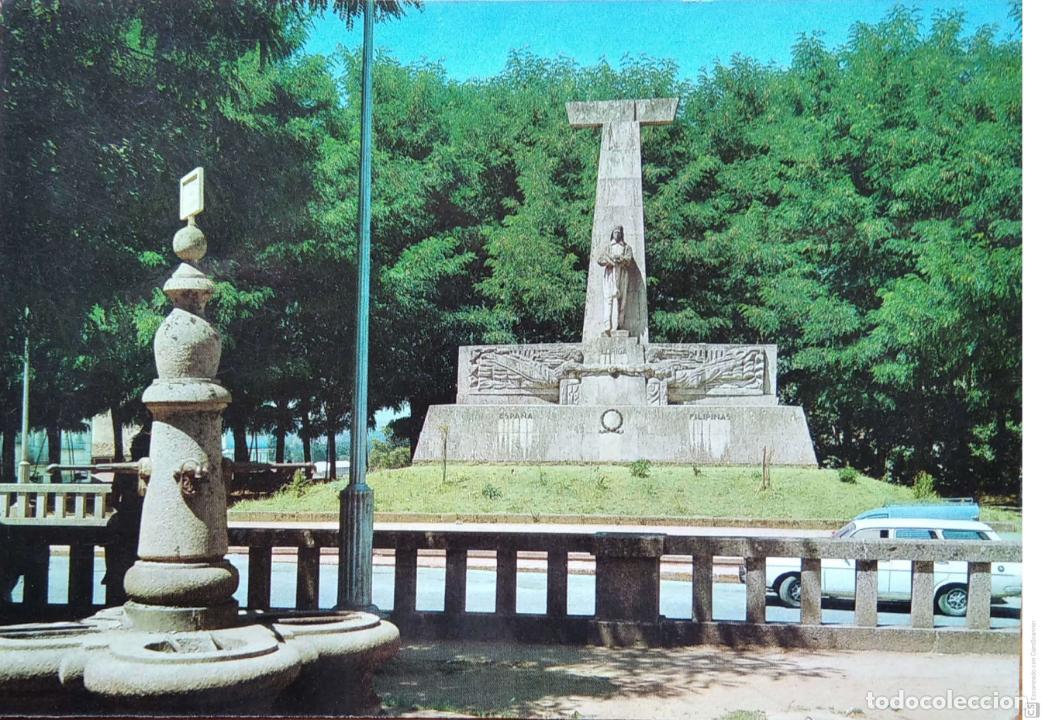 Postkarten: Lal&iacute;n. 6 Monumento al aviador Joaqu&iacute;n L&oacute;riga. Exclusivas Alvarellos. Nueva. Color