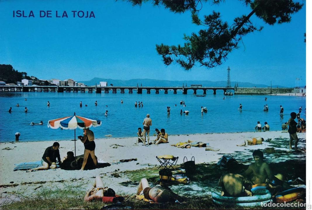 Postales: La Toja. 2016 Playa y Fuente. Ediciones Arribas. Nueva. Color