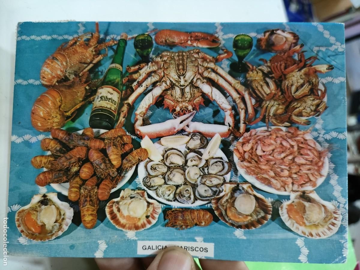 Postkarten: Postal GALIA Mariscos N 3064 FAMA 1974 Escrita y Bellamente Sellada
