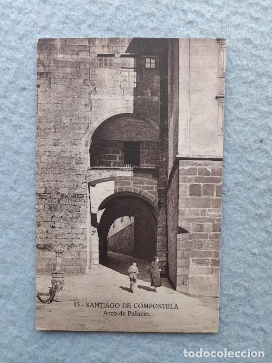 Postales: Santiago de Compostela. Arco de Palacio. - Foto 1