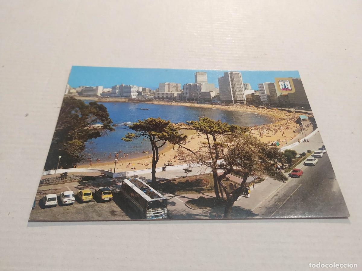 Postales: CORU&Ntilde;A - POSTAL LA CORU&Ntilde;A - PLAYA DE RIAZOR - Foto 1