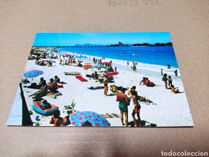 Postales: Postal Vigo,canido playa - Foto 1