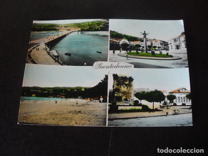 Postales: PUENTEDEUME LA CORU&Ntilde;A VARIAS VISTAS - Foto 1