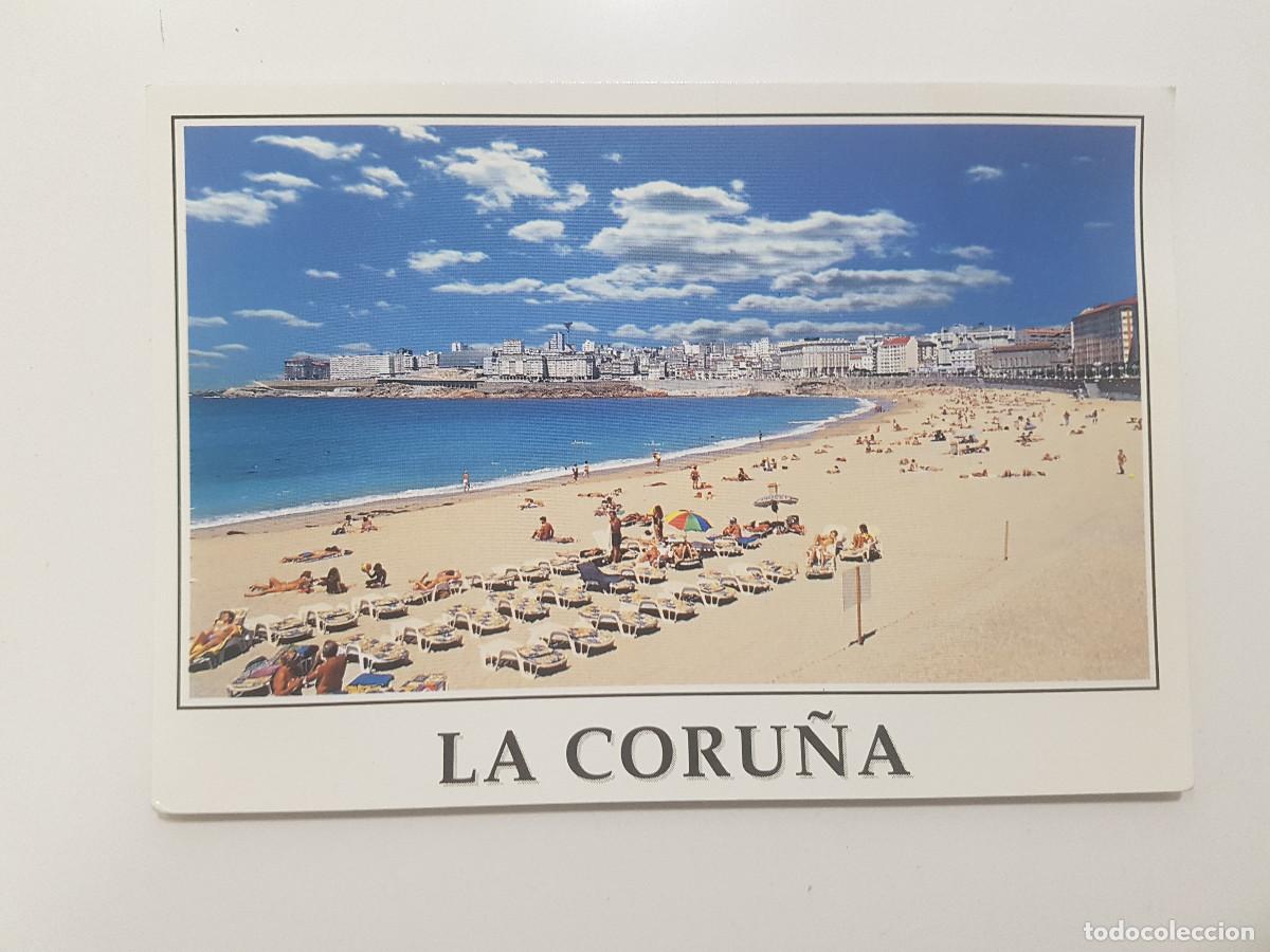 Postales: POSTAL LA CORU&Ntilde;A PLAYA DE RIAZOR. SIN CIRCULAR. 1996 - Foto 1