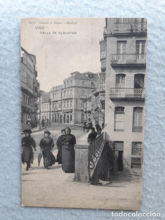 Postales: Vigo. Calle de Elduayen. - Foto 1