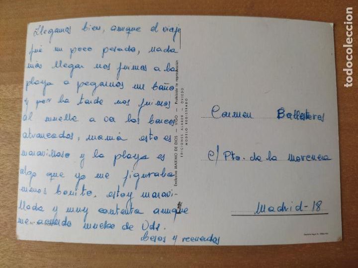 Postales: VIGO ED MAXIMO DE DIOS 11 ESCRITA - Foto 2