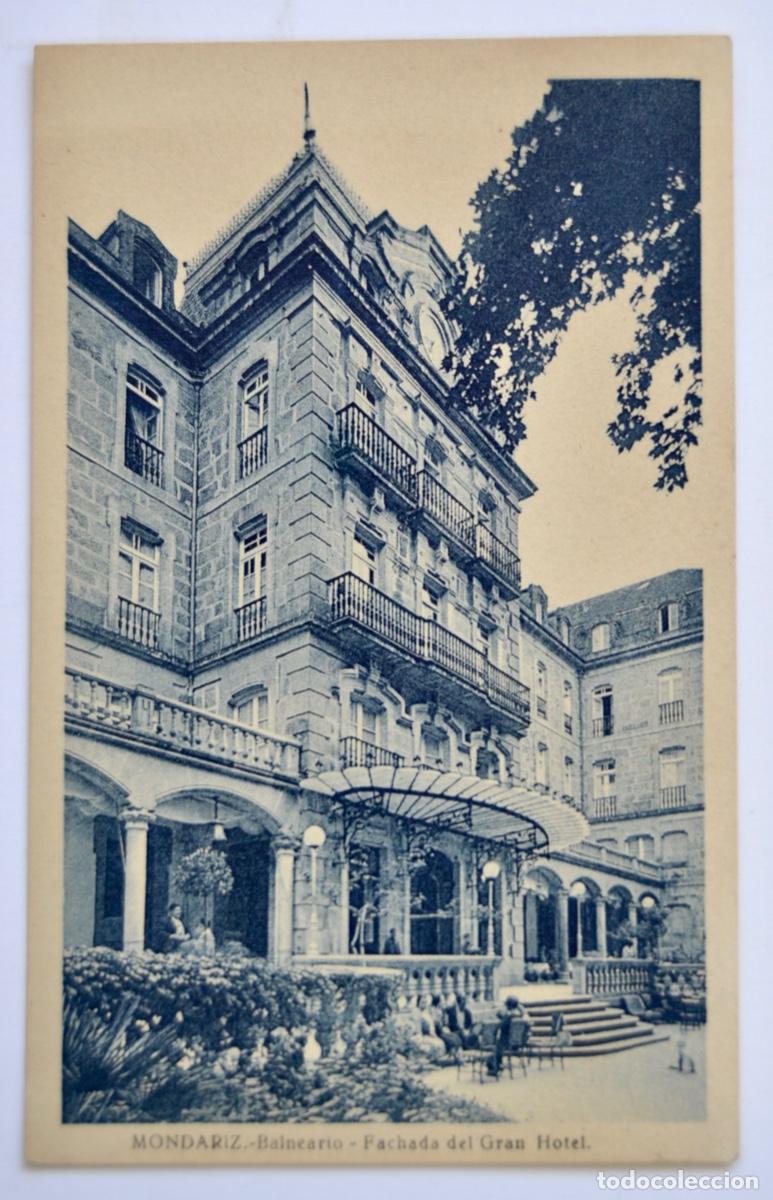 Postcards: Tarjeta Postal. Mondariz. Balneario. Fachada del Gran Hotel. Fot. L. Roisin. Sin Circular. Nueva