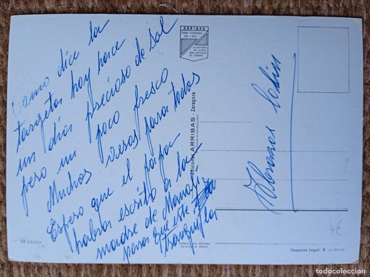 Postales: TELEGRAMA DESDE LUGO - Foto 2
