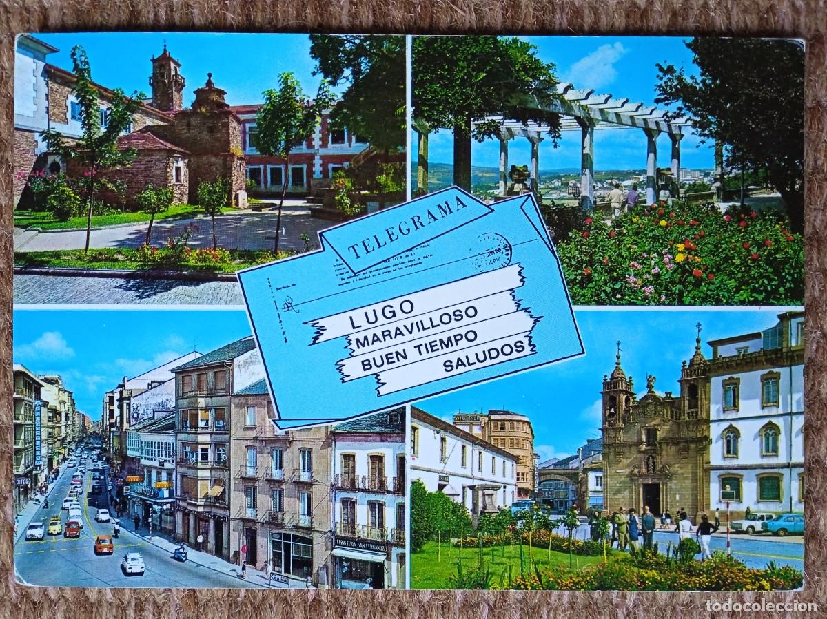 Postales: TELEGRAMA DESDE LUGO - Foto 1