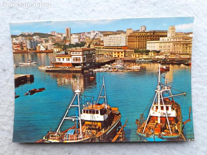 Postales: Lote de 4 Postales de La Coru&ntilde;a. Tem&aacute;tica de Barcos. - Foto 3