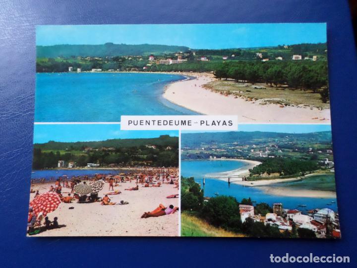 Postales: puentedeume, la coru&ntilde;a, playas - Foto 1