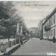 Postales: EL FERROL (LA CORUÑA) - CASA CONSISTORIAL - FOTO P. REY