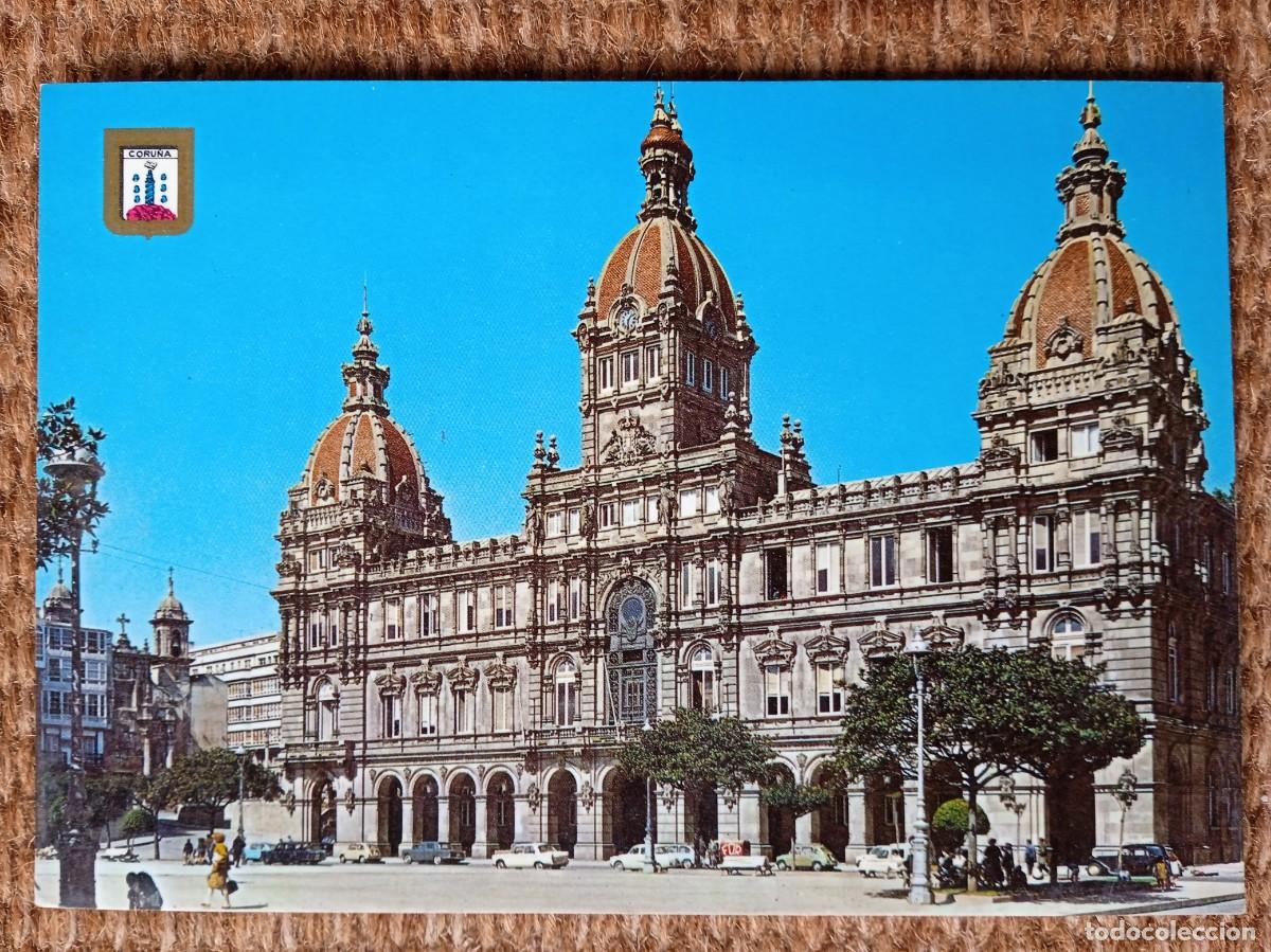 Postales: LA CORU&Ntilde;A - PALACIO MUNICIPAL - Foto 1