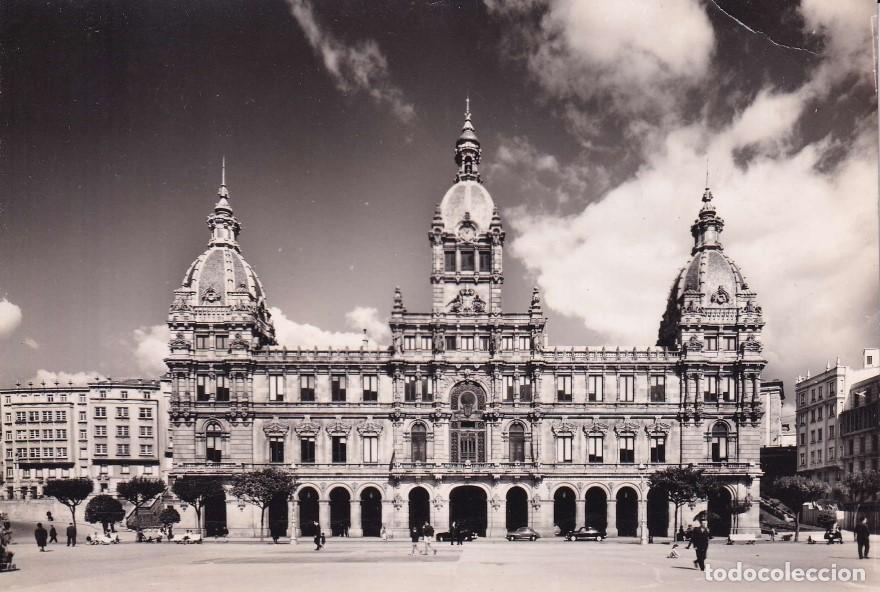 Postales: A CORU&Ntilde;A - AYUNTAMIENTO - Foto 1