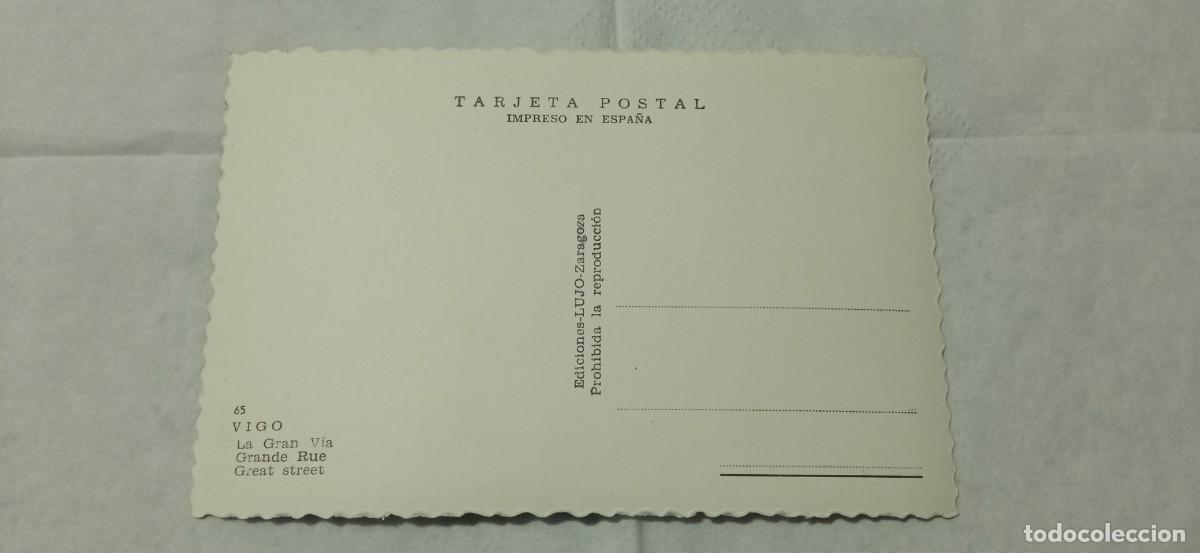 Postales: POSTAL VIGO LA GRAN VIA EDICIONES LUJO - Foto 2