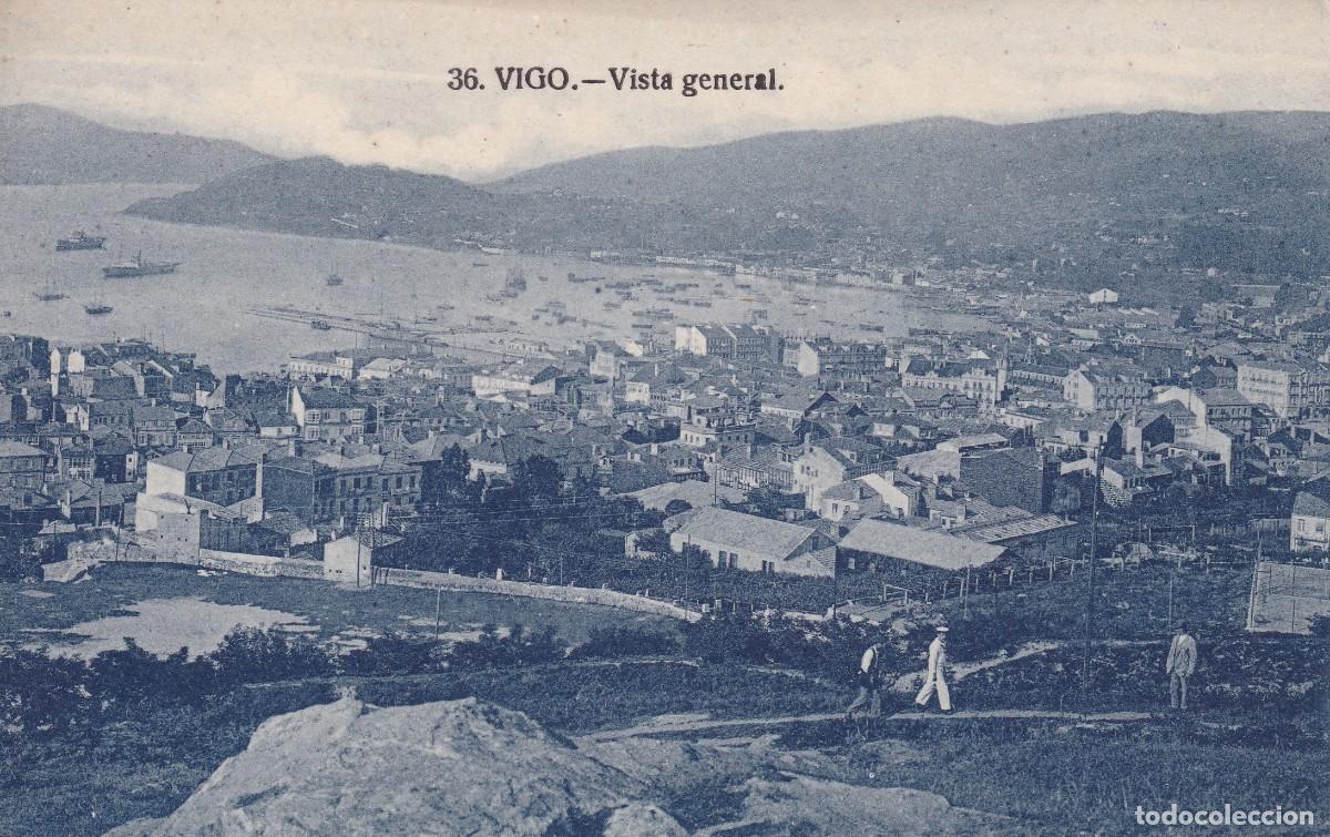 Postales: 36 Vigo vista general sin circular - Foto 1