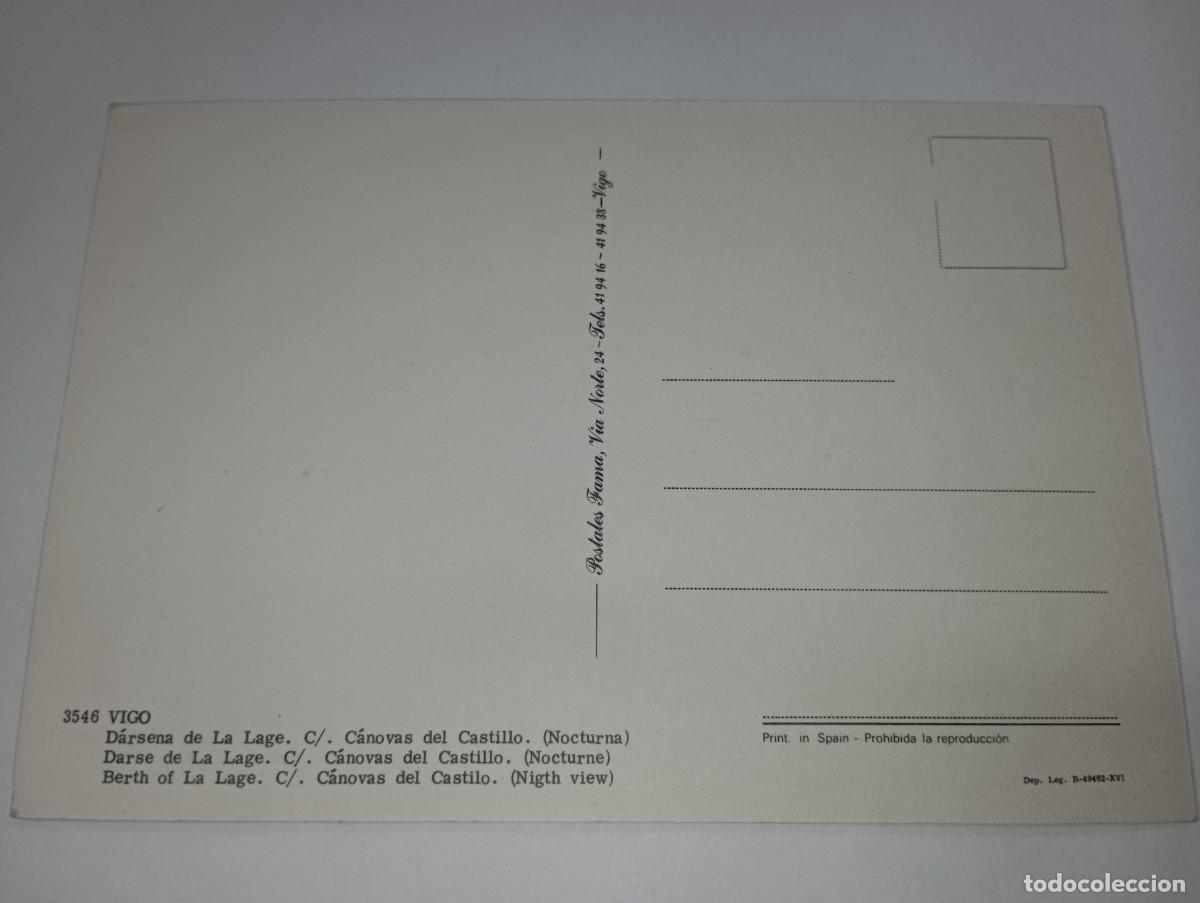 Postales: Vigo. Darsena de la Lage. B1 - Foto 2