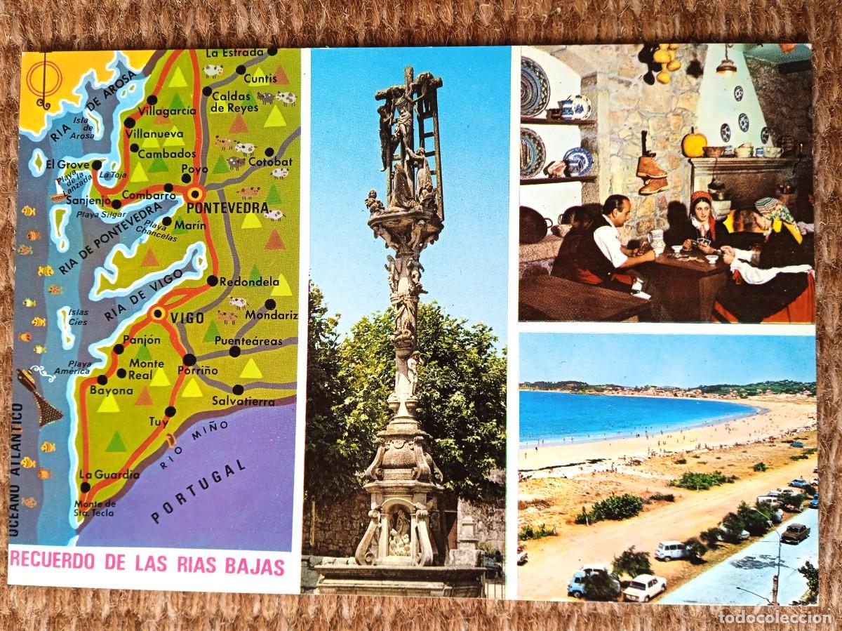 Cartes Postales: RECUERDO DE LAS RIAS BAJAS - PLANO - MAPA