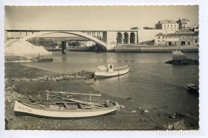 Postales: Pontevedra. 41. Puente de la Barca. Ediciones Lujo - Foto 1