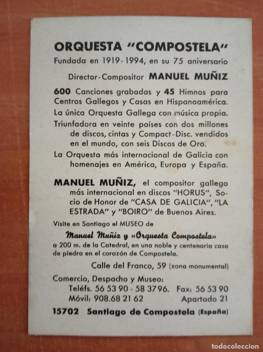 Postales: ORQUESTA COMPOSTELA - Foto 2