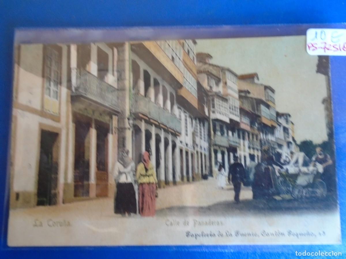 Postkarten: (PS-72516)POSTAL DE LA CORU&Ntilde;A-CALLE DE PANADERAS.PAPELERIA DE LA FUENTE