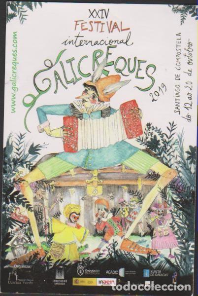 Postales: postal SIN CIRCULAR XXIV FESTIVAL INTERNACIONAL GALICREQUES 2019 GALICIA ESPA&Ntilde;A POST CARD