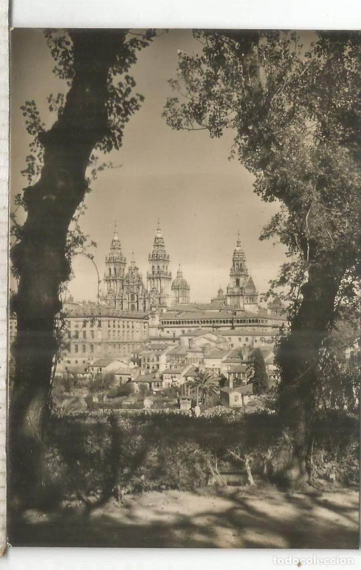 Postales: CORU&Ntilde;A SANTIAGO DE COMPOSTELA ESCRITA - Foto 1