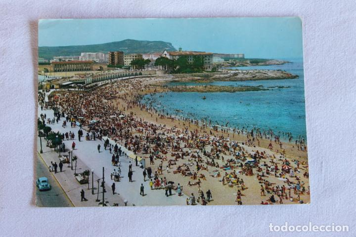 Postales: POSTAL LA CORU&Ntilde;A PLAYA DE RIAZOR 1962 - Foto 1