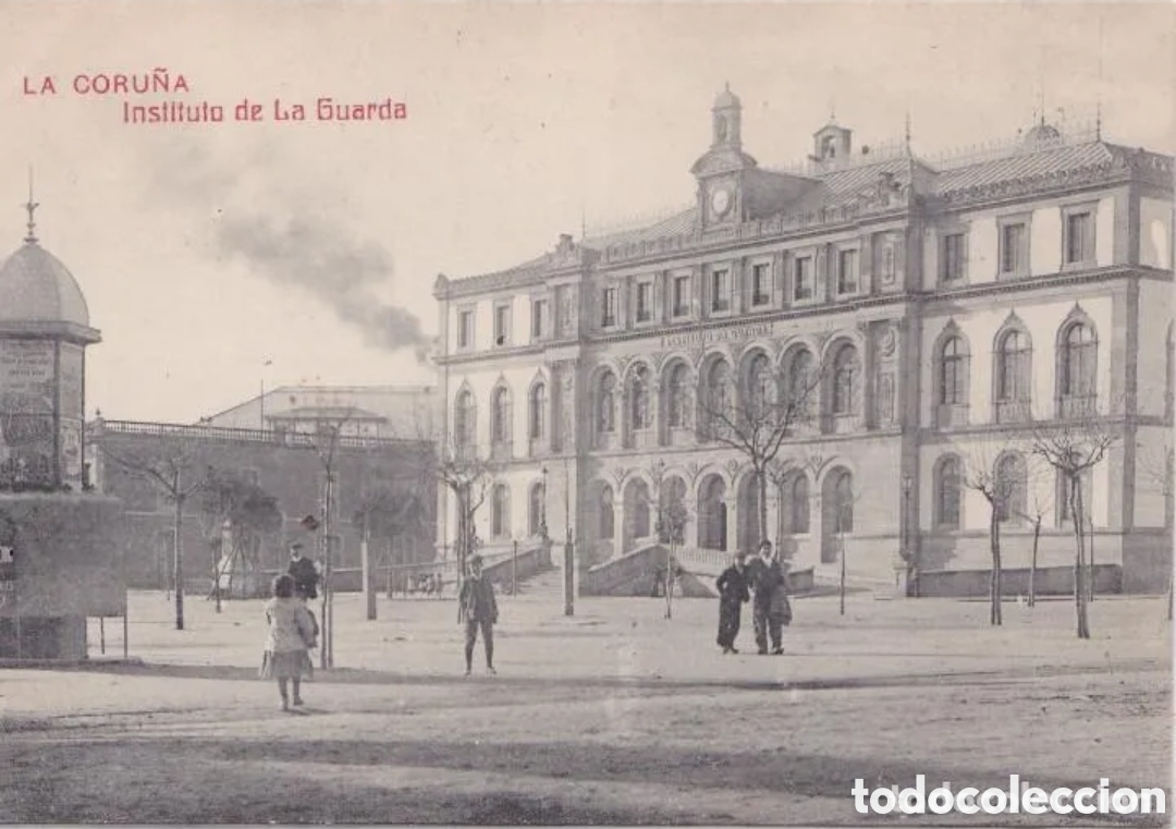 Postales: LA CORU&Ntilde;A - INSTITUTO DE LA GUARDA - Foto 1