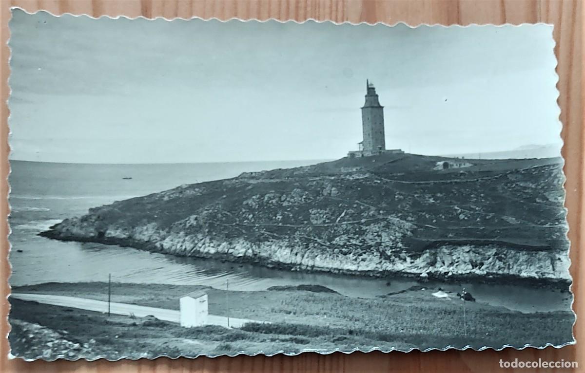 Postales: 4. LA CORU&Ntilde;A. TORRE DE HERCULES - EDICIONES LUJO - Foto 1