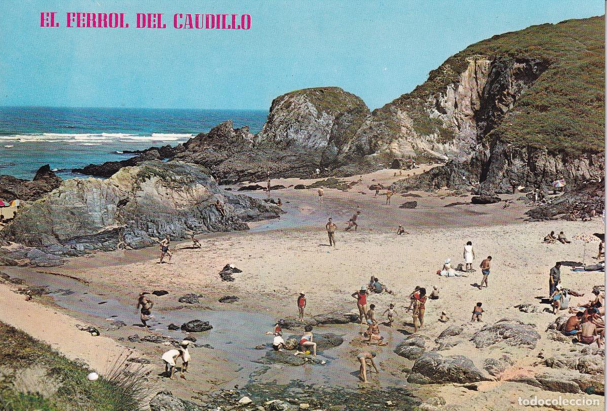 Postcards: GALICIA - EL FERROL DEL CAUDILLO PLAYA VALDOVI&Ntilde;O