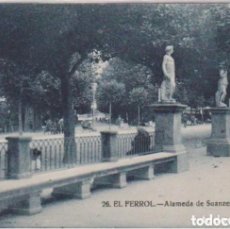 Postales: EL FERROL (LA CORUÑA) - ALAMEDA DE SUANCES - CASA LEIRA. Lote 403155119