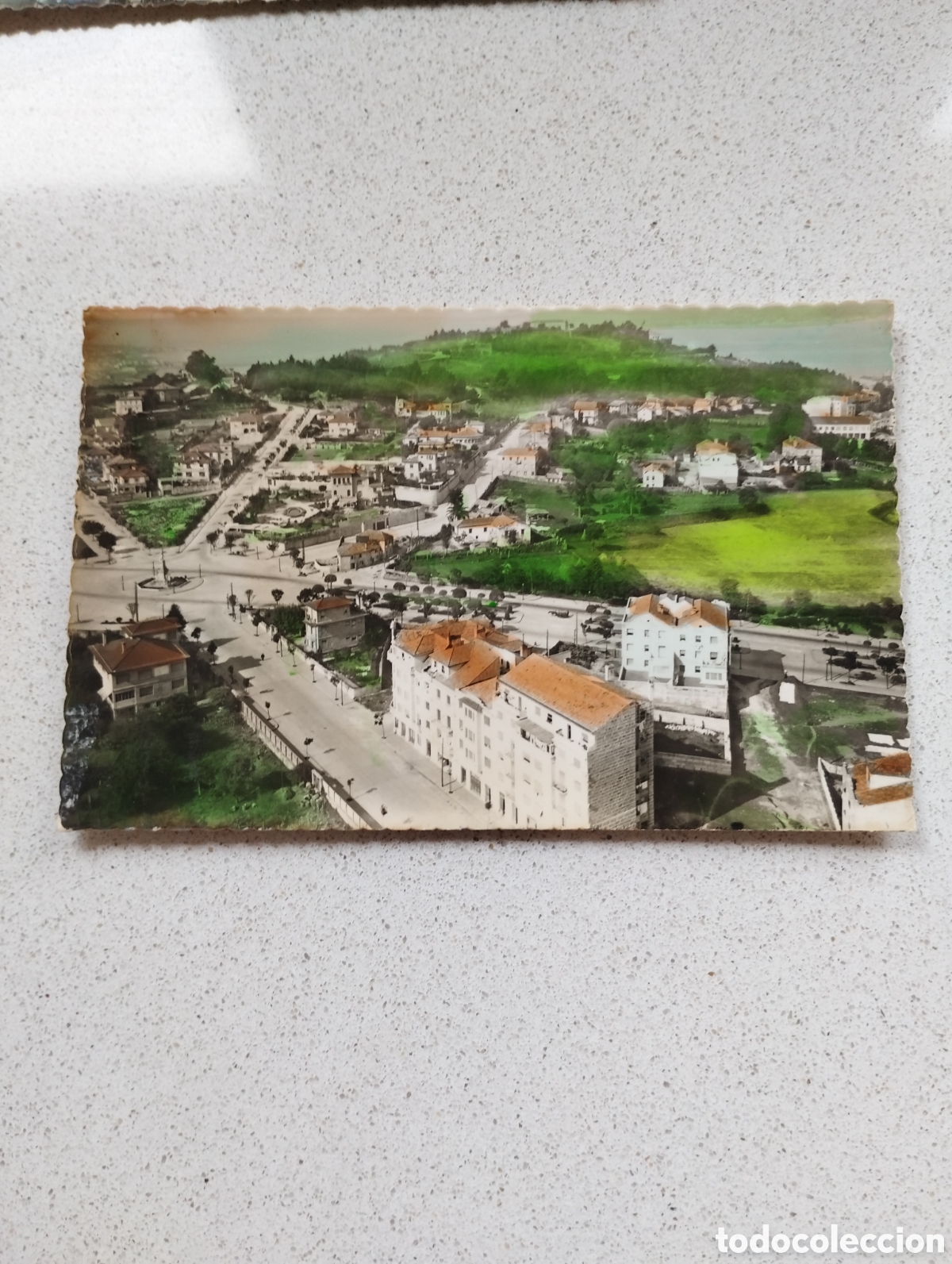 Postales: Lote de 4 postales coloreadas de Vigo - Foto 2