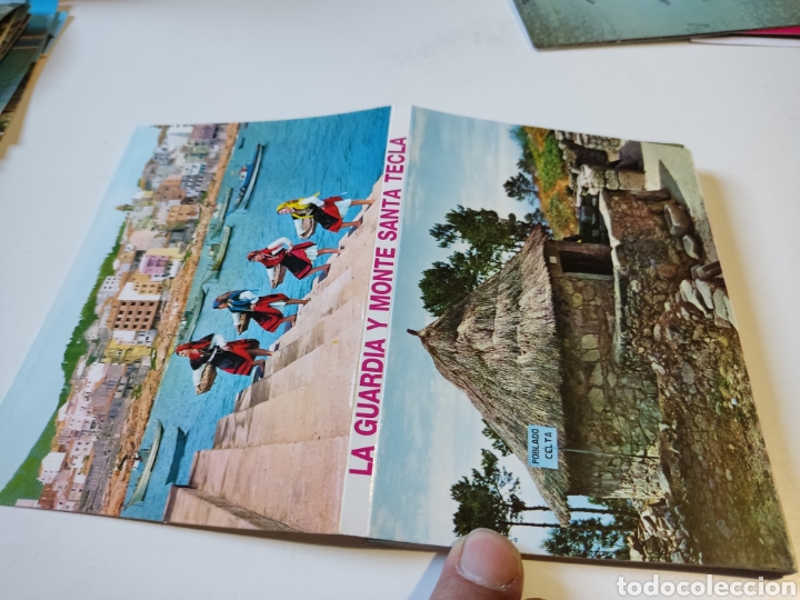 Postales: Postales Galicia, La guardia y Monte Santa tecla