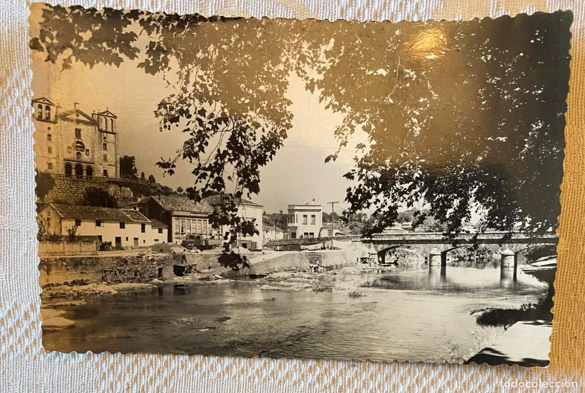 Postkarten: FOTO POSTAL DE PADRON, CONVENTO DE PP. DOMINICOS Y RIO SAR ENCAUZADO, CIRCULADA, ED. ALARDE.