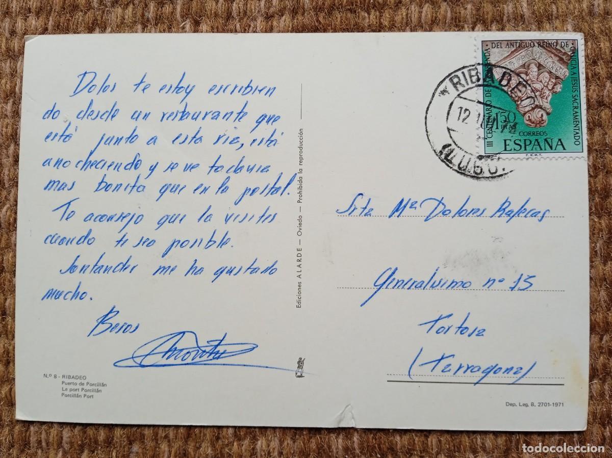 Postales: RIBADEO - LUGO - ED: ALARDE - Foto 2
