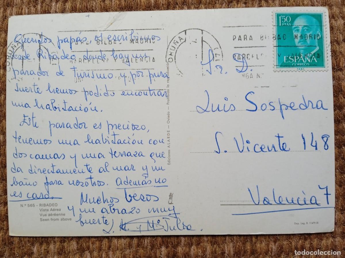 Postales: RIBADEO - LUGO - ED: ALARDE - Foto 2