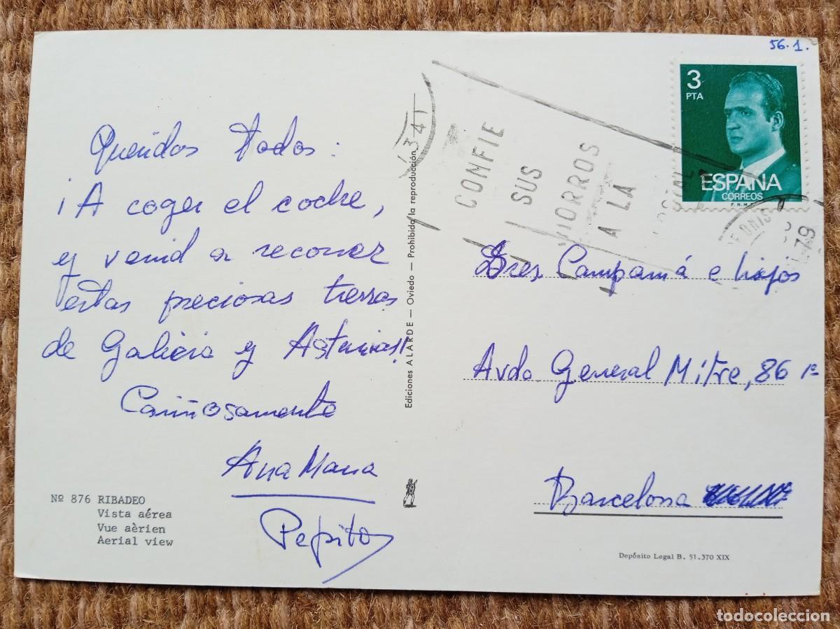 Postales: RIBADEO - LUGO - ED: ALARDE - Foto 2