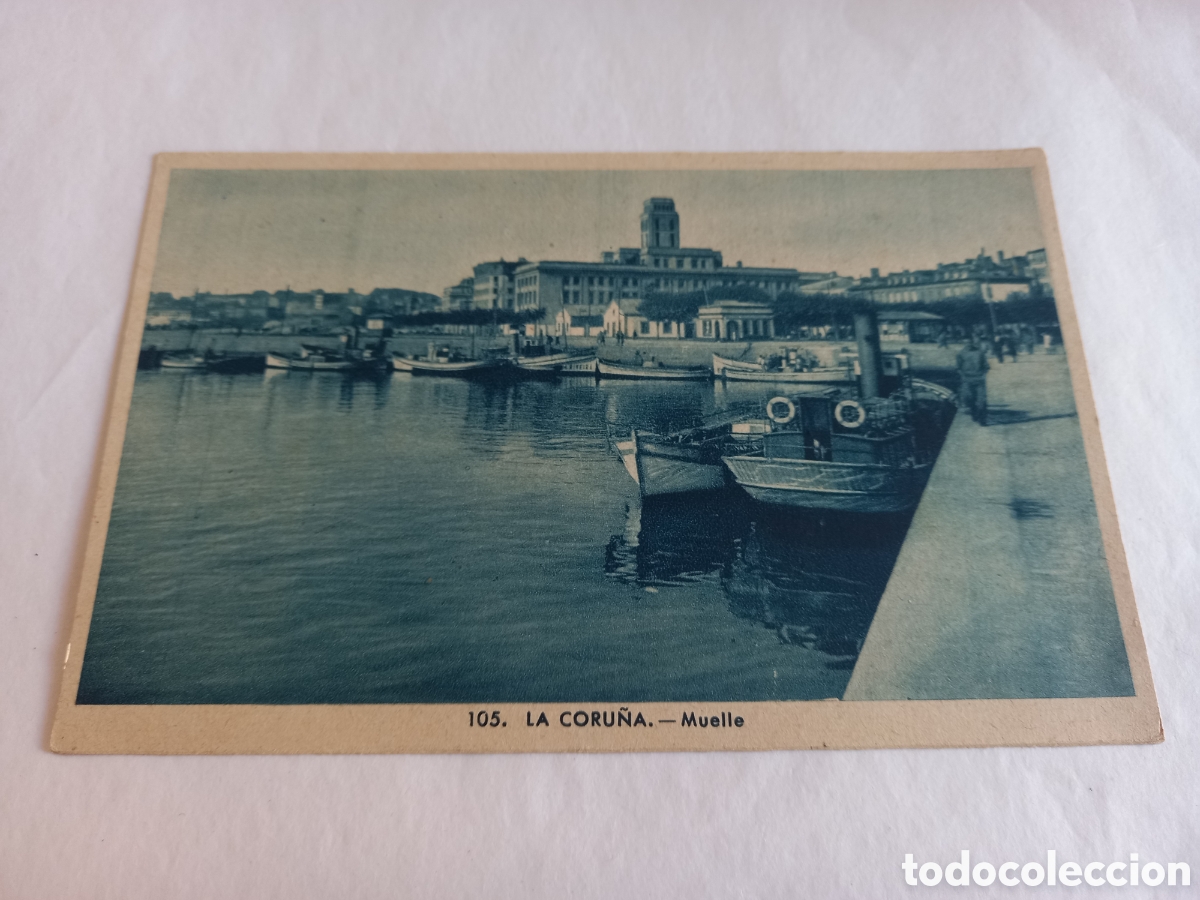 Postales: Postal LA CORU&Ntilde;A . Muelle - Foto 1