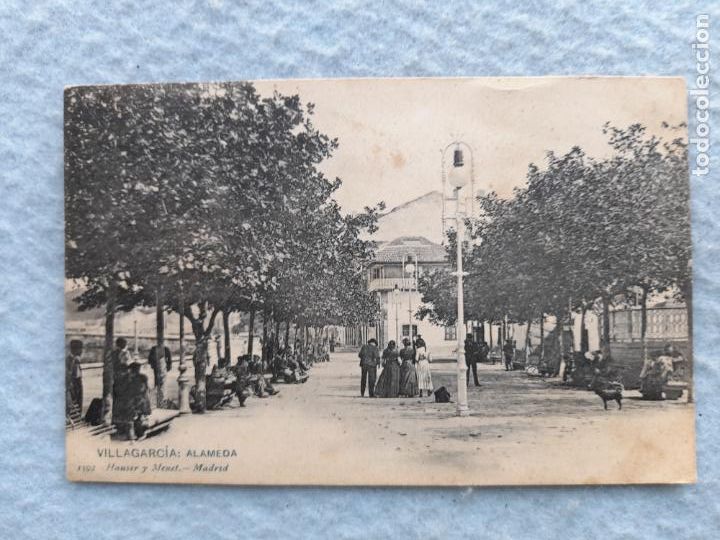 Postales: Villagarc&iacute;a. Alameda. - Foto 1