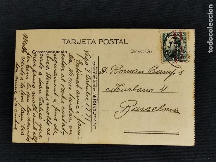 Postales: 1931 POSTAL - VIGO - RIBERA DEL BERBES - - Foto 2