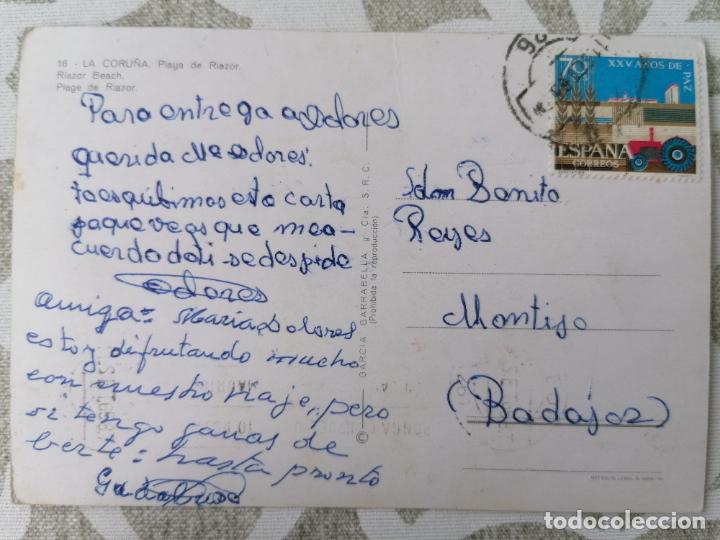 Postales: POSTAL LA CORU&Ntilde;A, PLAYA DE RIAZOR - Foto 2