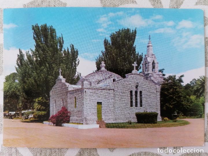 Postales: POSTAL LA TOJA, ISLA DE ENSUE&Ntilde;O, LA CAPILLA